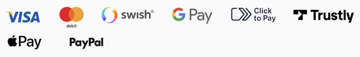 We accept these paying alternatives